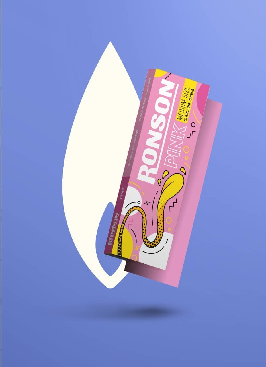 PAPELILLO 1 1/4 PINK 25U-RONSON