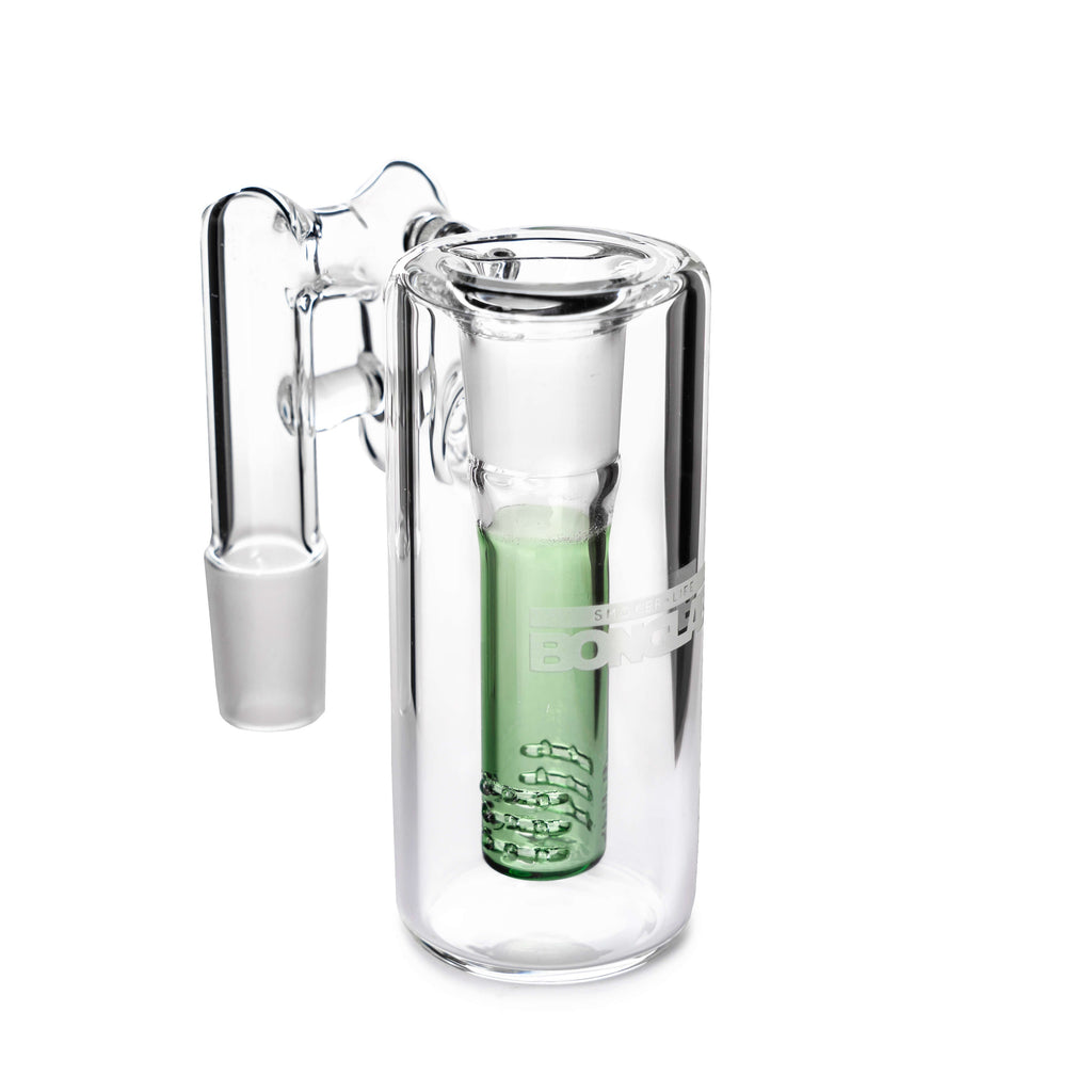 ATRAPA CENIZA PERC 18MM GREEN-BONGLAB