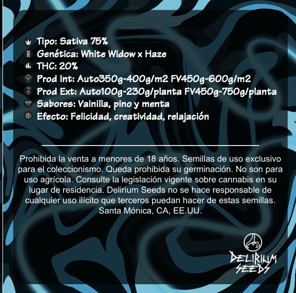 DELIRIUM MOBY AUTO X4-DELIRIUM SEEDS - imagen 2