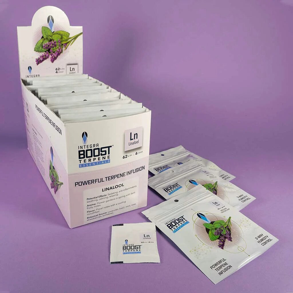 REGULADOR DE HUMEDAD CON TERPENO LINALOOL 4G 62%-INTEGRA BOOST