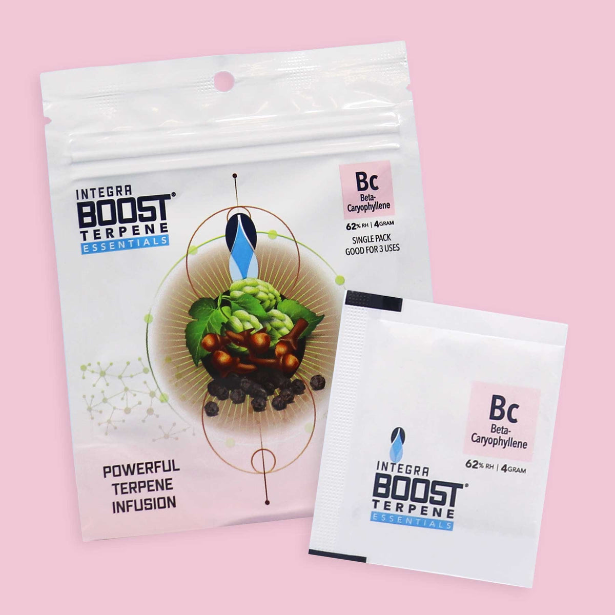 REGULADOR DE HUMEDAD CON TERPENO B-CARYOPHYLLENE 4G 62%-INTEGRA BOOST - imagen 2