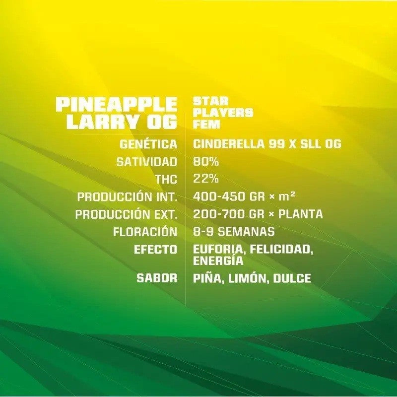 PINEAPPLE LARRY OG FEM X12-BSF - imagen 2