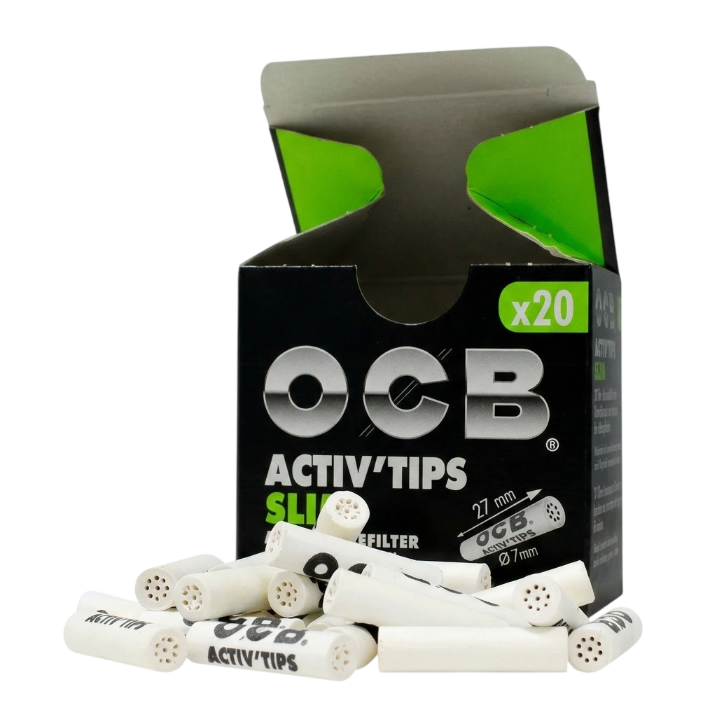 DISPLAY (X20) TIPS FILTRO CARBON ACTIVADO PREMIUM 10U -OCB - imagen 3