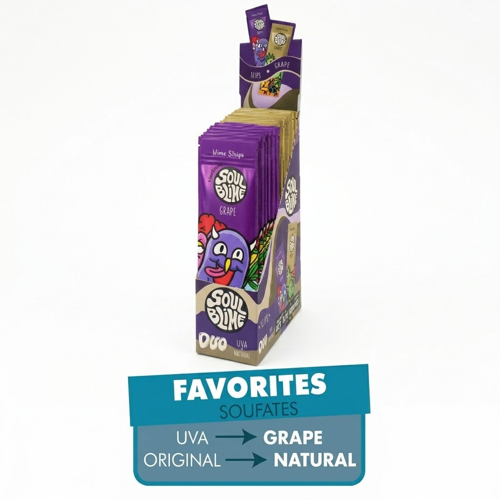 BLUNT HEMP WRAPS DUO FAVORITES (NATURAL10U/UVA 10U) - SOULBLIME