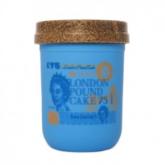 JAR LONDON POUND CAKE BLUE 8OZ-COOKIES RE: STASH