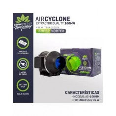 EXTRACTOR DUAL TT 100MM-GROW GENETICS