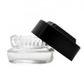 CONTENEDOR EXTRACTOS CLEAR TAPA NEGRA 4ML-BONGLAB