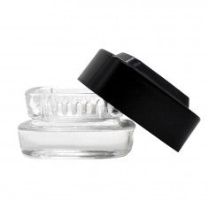 CONTENEDOR EXTRACTOS CLEAR TAPA NEGRA 4ML-BONGLAB