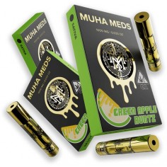 CARTRIDGE MUHA MEDS 0,8ML GREEN APPLE RUNTZ INDICA-MUHA MEDS