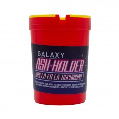 CENICERO ASH HOLDER GLOW IN THE DARK ROJO-GALAXY