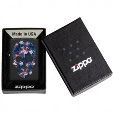 FLAMINGO SKULL DESIGN-ZIPPO