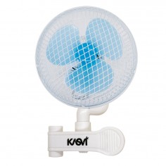 VENTILADOR CLIP FAN PINZA OSCILANTE 22CM 20W-KASVI