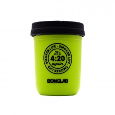JJAR ELECTRIC GREEN 8OZ TAPA NEGRA- BONGLAB RE: STASH