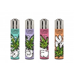 ENCENDEDOR DISPLAY CARTOON LEAVES 24U-CLIPPER