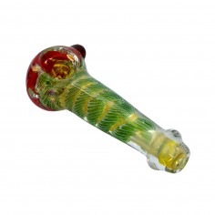 PIPA 10CM PYREX HOLOGRAM 28- TOP SMOKE