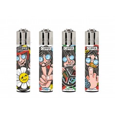 ENCENDEDOR HIPPIE MAN 24U-CLIPPER