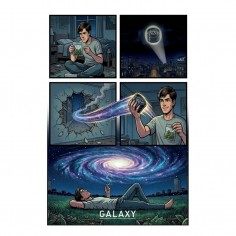 FLYER BOQUILLA COMIC X5 U GALAXY-MERCHANDISE