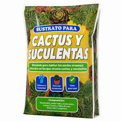SUSTRATO SUCULENTAS Y CACTUS 2.5 LT-ORGANIC LIFE
