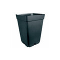 MACETA CUADRADA NEGRA 11LT