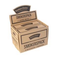 SMOKERS PACK KS NATURAL DISPLAY 10U -SMOKERS CHOICE