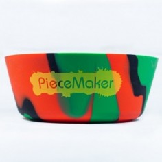 MUNCHIE BOWL SILICONA VERDE/ROJO PMG