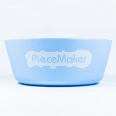MUNCHIE BOWL SILICONA CELESTE-PMG