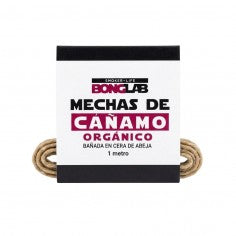 MECHA CAÑAMO ORGÁNICO 1 MT-BONGLAB