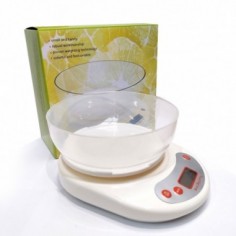 PESA GRAMERA BLANCA CON BOWL 5KG