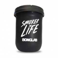 JAR NEGRO 16OZ TAPA NEGRA-BONGLAB RE: STASH