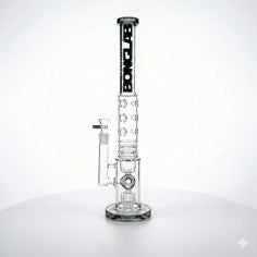 THE TRASH CLEAR BLACK BIG LOGO-BONGLAB