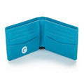 BILLETERA DE ECOCUERO TEXTURIZADO BLUE-COOKIES