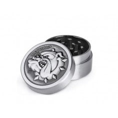 GRINDER METALICO SILVER 2 PCS-BULLDOG