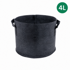 Maceta Textil Black 4 L - Kasvi