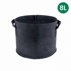 Maceta Textil Black 8 L - Kasvi